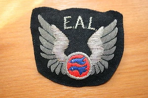 GORRA DE PILOTO DE AEROLÍNEA CIVIL AMERICANA INSIGNIA ELLIS AIRLINES EXCELENTE - Imagen 1 de 1