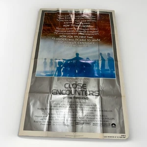 Poster Incontri Ravvicinati del Terzo Tipo 1980 Edizione Speciale 27x41 Un Foglio - Foto 1 di 9
