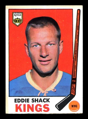 1969-70 TOPPS NHL HOCKEY #106 Eddie Shack HOF EX L A Kings Maple Leafs Card - Image 1 of 2