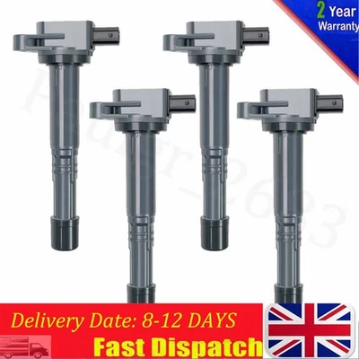 4PCS Ignition Coils For Honda Accord CM Civic EU CRV Integra S2000 099700-070 - Image 1 of 4
