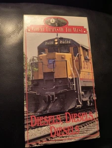 Diesel Diesel Diesel VHS Kassette Great Trains of West 1991 Eisenbahn Dokumentation - Bild 1 von 4