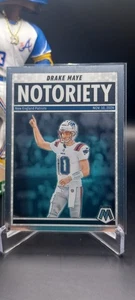 🔥Drake Maye🔥2025 Panini Mosaic Notoriety #3 - New England Patriots - Picture 1 of 2