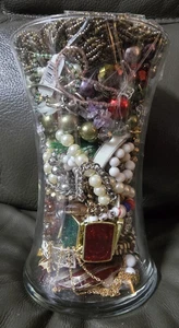 Tarro de joyería misteriosa todo portátil y a juego sin basura de colección hasta ahora precioso 4,4 libras - Imagen 1 de 8