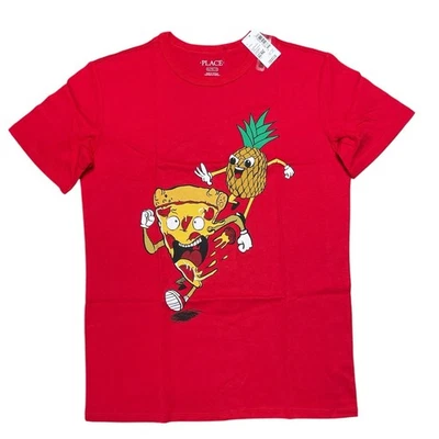 The Children's Place Red Pizza Graphic T-Shirt XL - Image 1 of 4