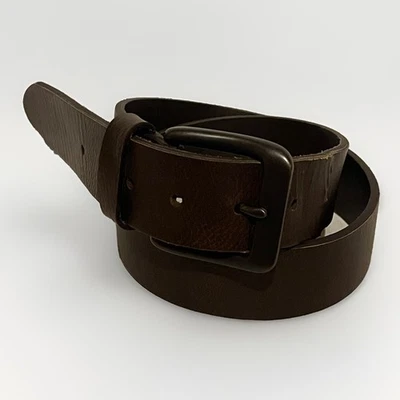 Cinturón de trabajo Levi's para hombre talla 34 usado marrón imitación cuero superior Foto 1 de 4