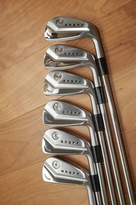 ◼️6pcs◼️ ONOFF FORGED KURO Iron Set 6clubs 5-9,Pw Shaft Dynamic Gold 95 S200 - Image 1 of 4