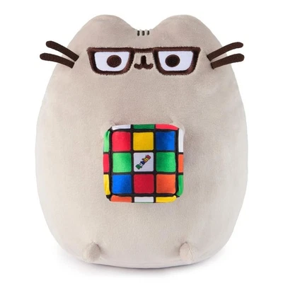 Gund NEW Pusheen RUBIK'S CUBE 9.5-Inch Plush Cat Stuffie Kitten - Image 1 of 4