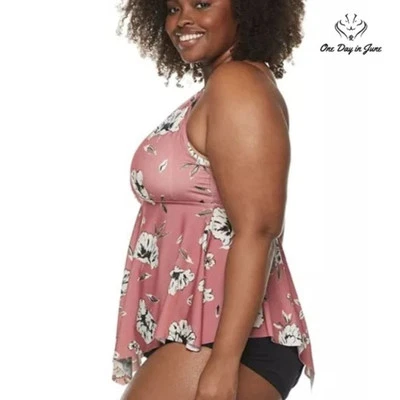 Camiseta Tankini Evri Flounce Talla 1X Foto 1 de 3