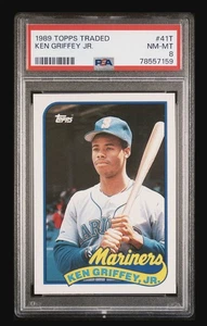 1989 Topps Traded - Ken Griffey Jr #41T (RC) PSA 8 - Bild 1 von 2