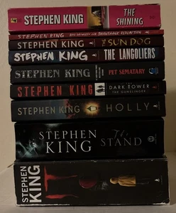 Stephen King Lot of 9 Trade Sized Paperback Books : SHINING Shawshank THE STAND - Imagen 1 de 2