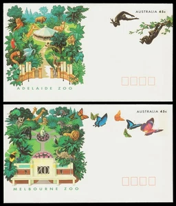 Australia Zoos Postal Covers (1994) Unused VF M - Picture 1 of 2