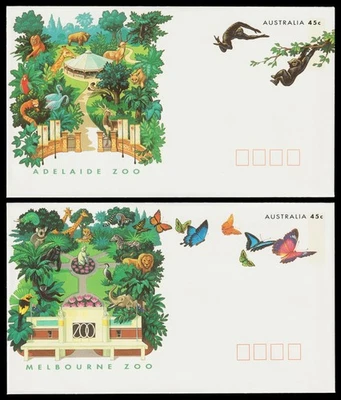 Australia Zoos Postal Covers (1994) Unused VF M - Image 1 of 2