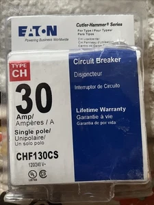 EATON CHF130CS 30A SP Circuit Breaker Free Shipping USA - Picture 1 of 2