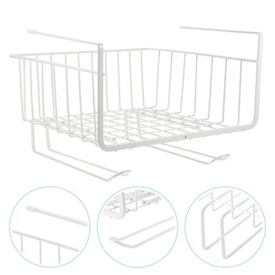 Multi-purpose under Storage Rack Paper Towel Holder Cabinet Shelf Basket - Image 1 of 4