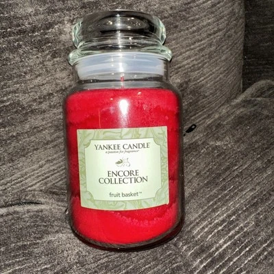 Fruit Basket Jar Large Yankee Candle Jar 22OZ - Image 1 of 2