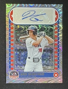 2025 USA Stars And Stripes Jerad Grindlinger NTS-JG Swirl Auto /75 - Picture 1 of 4