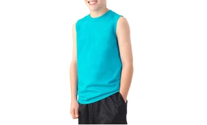 Fruit of the Loom Boys' Sleeveless Tee with Hemmed Armhole Size L - Picture 1 of 1