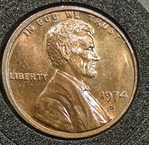 1974 S Lincoln Memorial Cent Proof, Struck Off-Center, Wide Rim Doubled Rim - Picture 1 of 24