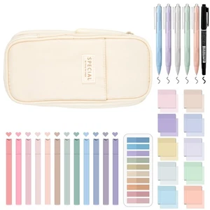 39 Pcs Aesthetic Book Annotation Kit Highlighter with Pencil Case Bag Gel Pen... - Bild 1 von 7