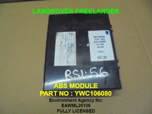 LANDROVER FREELANDER ABS MODULE - PART NO : YWC106080 - Picture 1 of 1