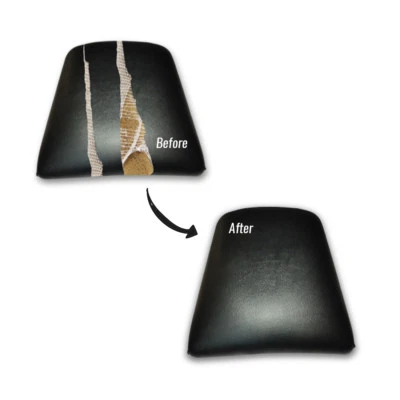 Dining Chair Restaurant Seat Cover Replacement STAPLE ON Heavy Duty PreCut Vinyl - Image 1 of 4