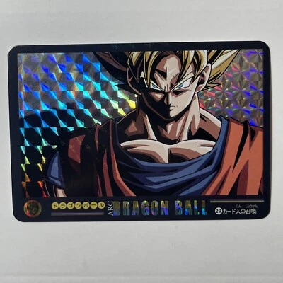 Dragon Ball Z Holo Foil Prism Card Super Saiyan SSJ Son Goku DBZ DBS 2018 - Image 1 of 4