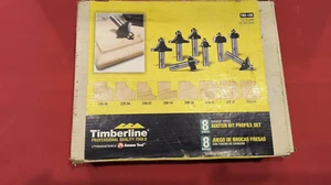 Timberline TRS-180 8-teiliges hartmetallbestücktes 1/2 Zoll SHK Profilfräser-Set - Bild 1 von 3