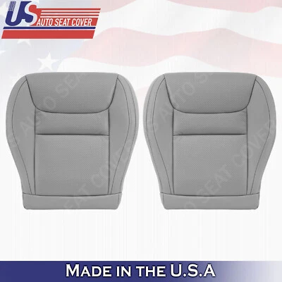 2001 to 2003 For Toyota Highlander Driver &Passenger Bottoms Leather Cover Gray - Image 1 of 4