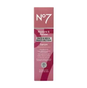 No7 Restore & Renew Face, Neck and Multi Action Serum 30ml - Picture 1 of 2