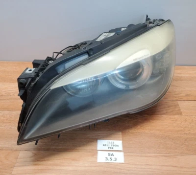 ✅ 10-12 OEM BMW F01 F02 740 750 Driver Adaptive Xenon Headlight Complete *NOTE - Image 1 of 4