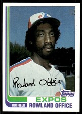 1982 Topps Rowland Office Montreal Expos #479