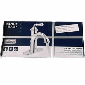 Grohe Glouchester Single Hole Single Handle Bathroom Faucet in Chrome 21111000 - Picture 1 of 10