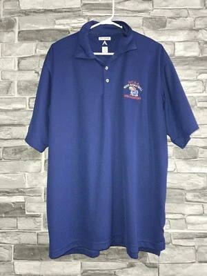 Polo Antigua Kansas Jayhawks para hombre talla grande azul 2008 NCAA Champions Foto 1 de 4