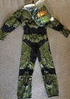 NWT HALO Master Chief Boys Small 4-6 Muscle Chest Halloween Costume Disguise new