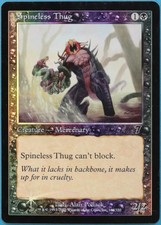 Spineless Thug FOIL 7th Edition PLD Black Common MTG CARD (ID# 208702) ABUGames