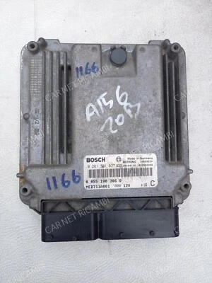 0261S01027 BOSCH MED7.1.1 CENTRALINA MOTORE ALFA ROMEO 156 2.0 JTS 00551903060 - Immagine 1 di 4