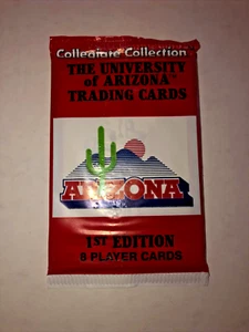 1990 Arizona Wildcats Collegiate Collection ungeöffnete Packung - 1. Auflage - 8 Karten - Bild 1 von 1