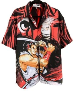 Outfit quality apparel HAOHMARU ANIME BUTTON UP SIZE L/ ADORA BOX - Picture 1 of 15