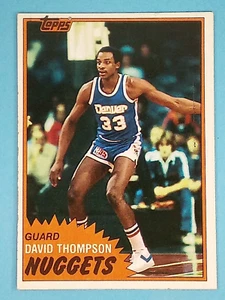 1981-82 Topps David Thompson Denver Nuggets #12 🙂 - Imagen 1 de 17