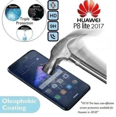Protector de pantalla de vidrio templado 100 % genuino PRA-LA1/LX1 para Huawei P8 Lite 2017 Foto 1 de 2