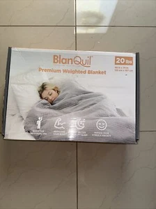 BlanQuil gesteppte Gewichtsdecke (anthrazit 20 Pfund) - Bild 1 von 3