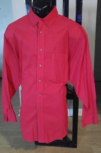 Camicia uomo WESTERN BUTTON DOWN SLIM FIT PANHANDLE ROSSA TAGLIA XLARGE - Foto 1 di 5