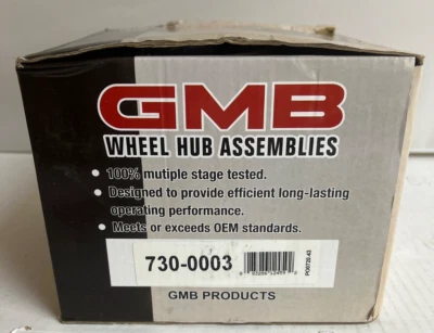 Conjunto de cojinete de rueda y buje GMB 730-0003 Foto 1 de 4