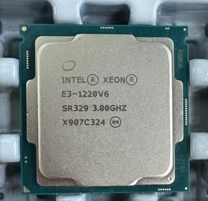Intel Xeon E3-1220 V6 SR329 LGA-1151 CPU Processor 3.00 - 3.50GHz 4-Core 8MB 72W - Picture 1 of 2