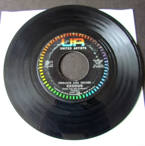 1960 45 RPM Single FERRANTE AND TEICHER - Exodus, Twilight - Picture 1 of 2