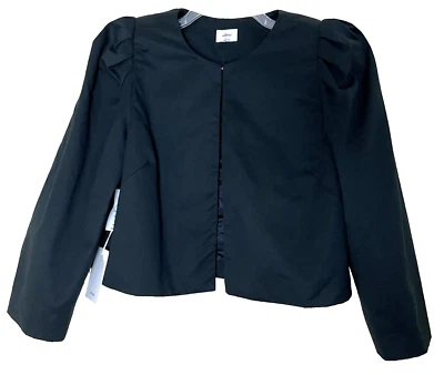 Wilfred Aritzia Caraway Black Crop Blazer Jacket Large 3/4 Sleeves NWT Capsule - Image 1 of 4