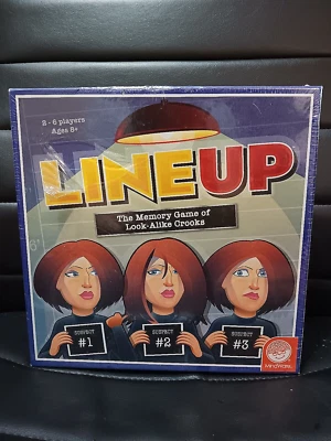Lineup The Memory Game Of Look- Alike Crooks New Factory Sealed Challenge Memory - Image 1 of 4