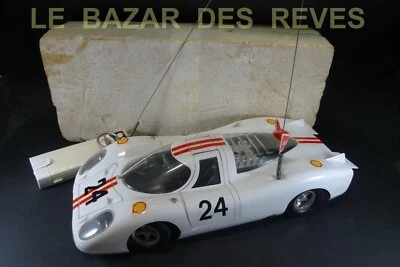JOUSTRA. PORSCHE 917.  Echelle 1/10. (Radiocommandé) + Boite abîmée. - Photo 1/4
