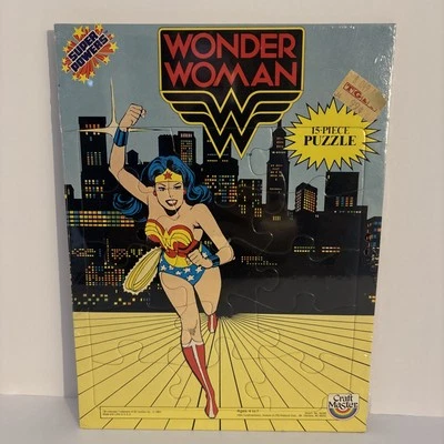 1984 Craft Master Super Powers Wonder Woman Tray Puzzle Brand New Sealed - Image 1 of 3
