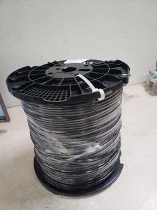 Prysmian 1000' General Cable 4 PR 24AWG Black Cat 5e Gell Filled Outdoor UTP - Afbeelding 1 van 4